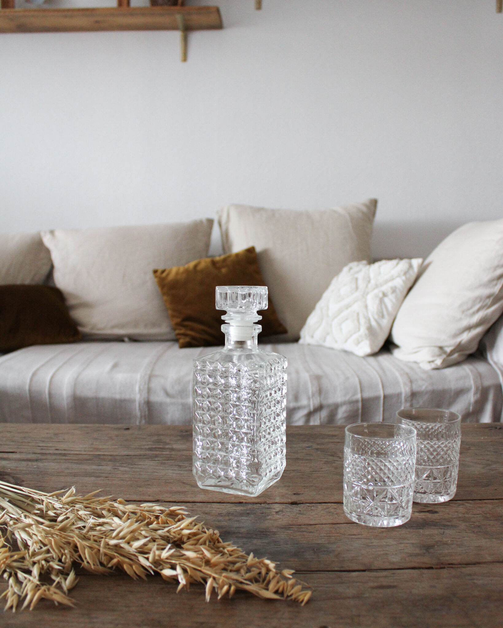 Vintage whisky decanter