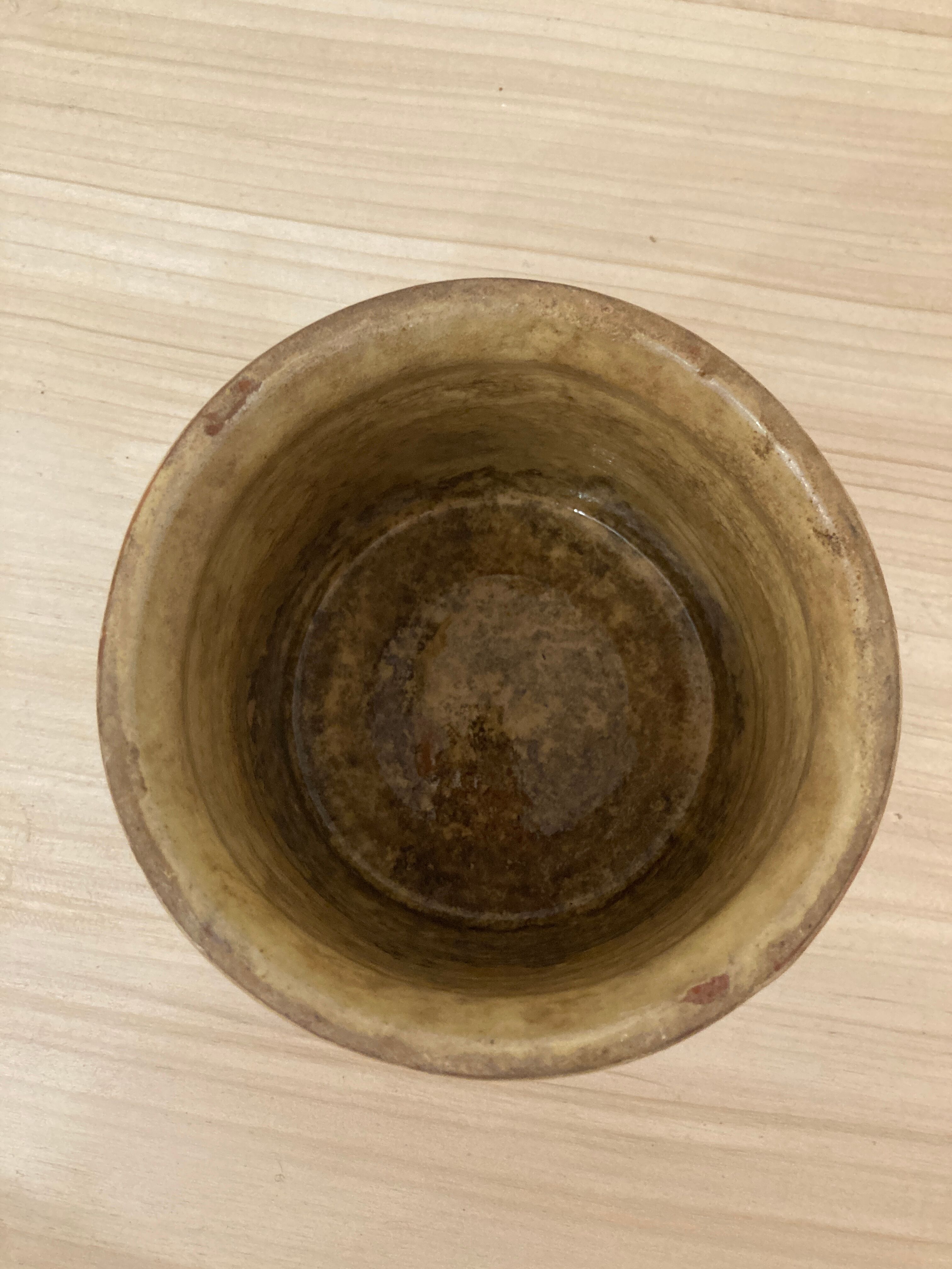 Pot à graisse en grès