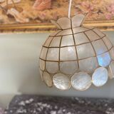 Vintage mother-of-pearl pendant light