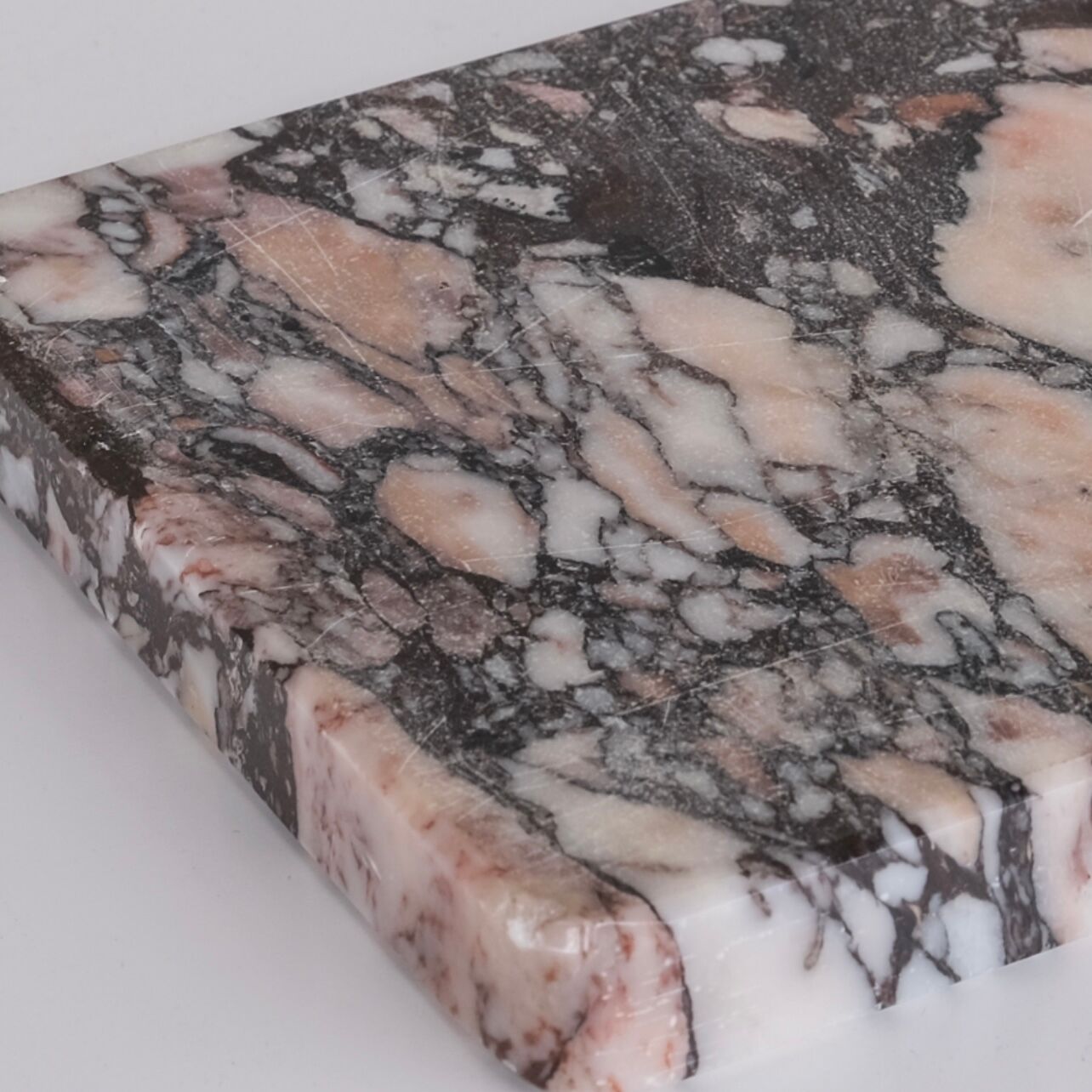 Marble italian mid-century platter or coaster