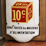 Plaque émaillée XXL Bouillon Kub