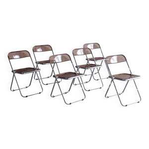 6 chaises pliantes Plia - piretti castelli