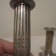Pair of candlesticks Cailar Bailard silver metal