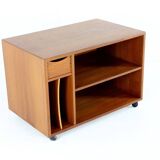 Meuble audio vintage Dyrlund en teck 'Glämmel'