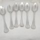 Six cuillères de table ancienne Christofle métal argenté