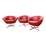 Set of swivel chairs, Czechoslovakia, 60s, Up Zavody Rousinov