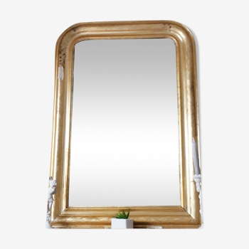 Louis Philippe style gold mirror 100 x 70 cm