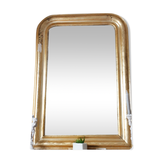 Miroir doré style Louis Philippe 100 x 70 cm