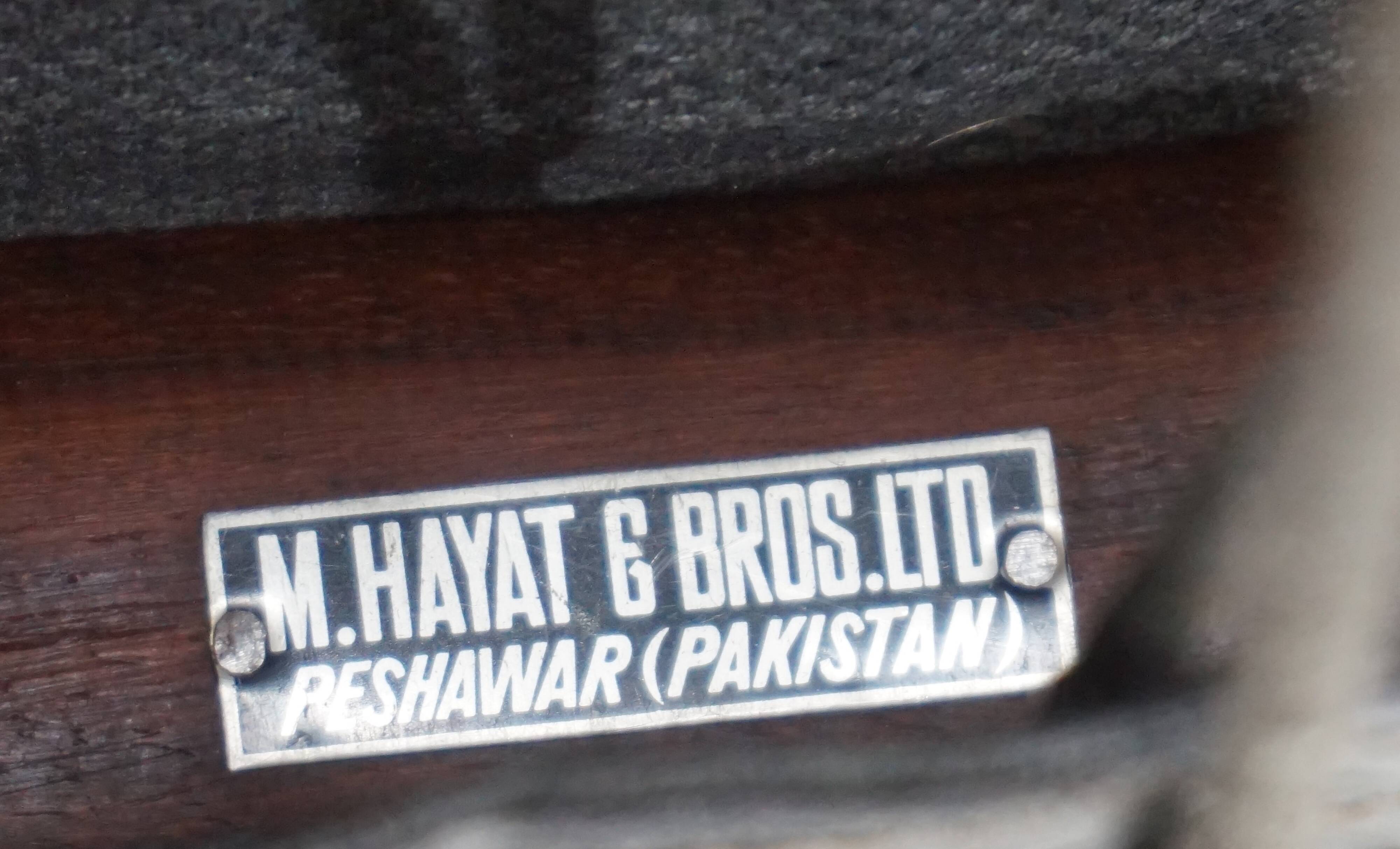 Hayat Roorkee Campaign Safari Chair, 1960