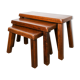 Oak nesting tables