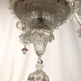 Murano glass chandelier with four arms of light, late nineteenth century