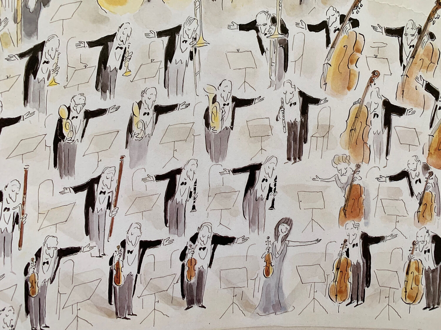 Exhibition poster Sempé 1987