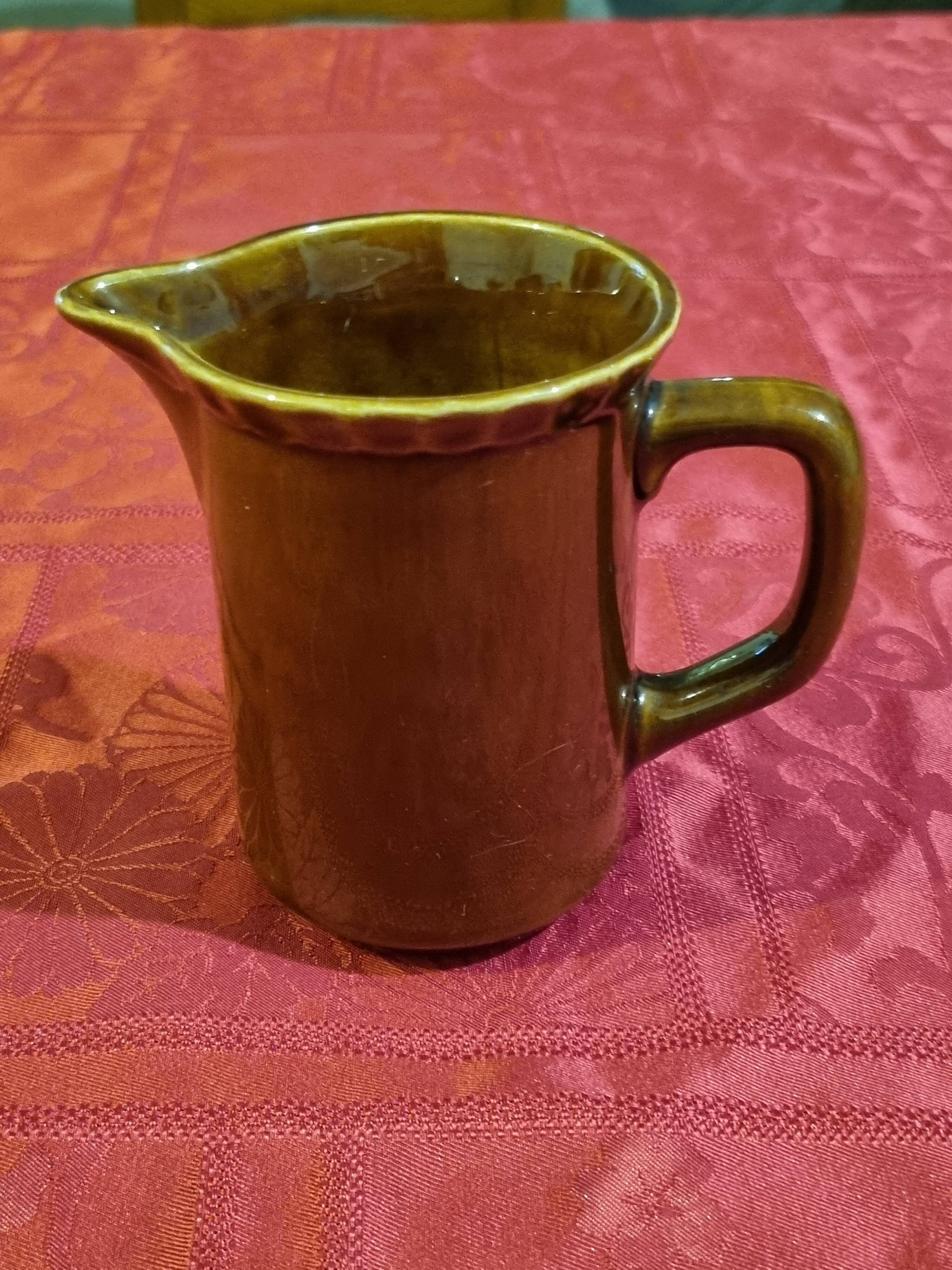 Jug - Vintage brown milk jug