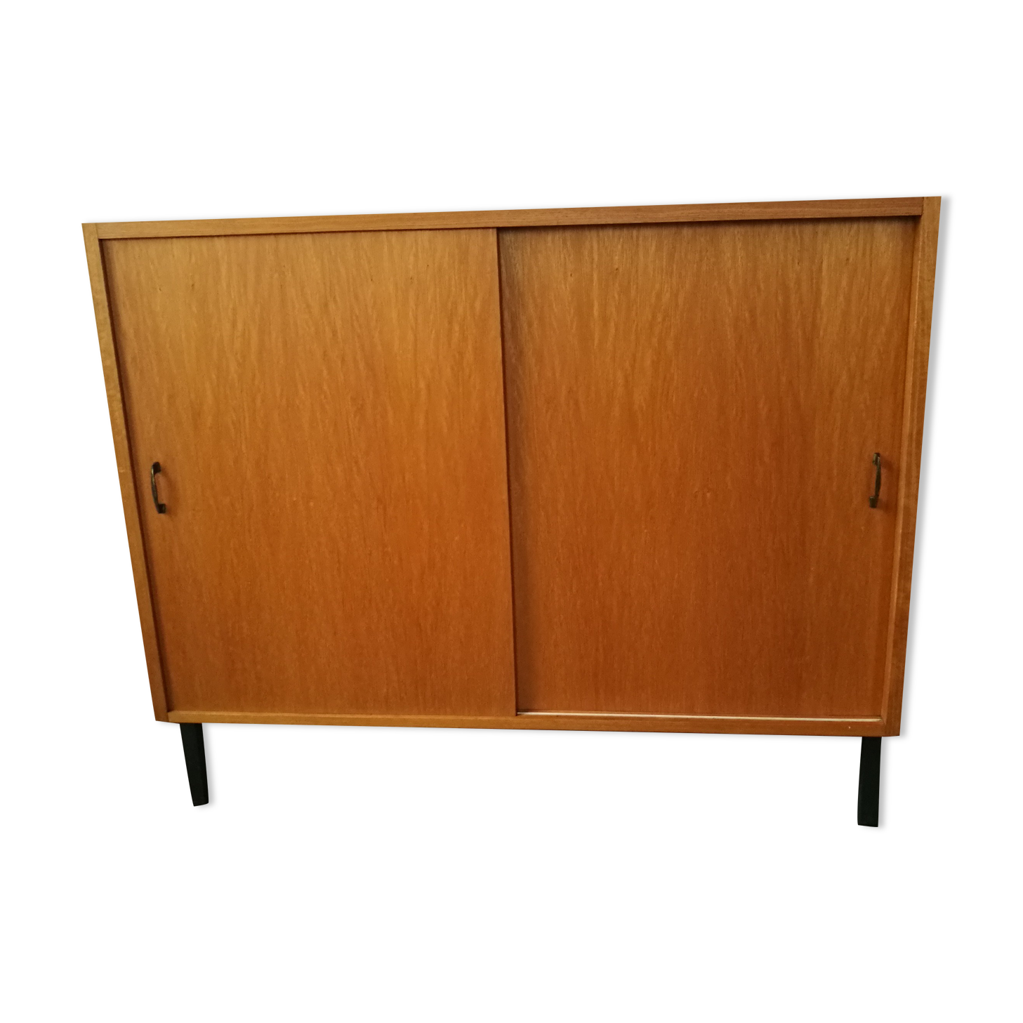Vintage sideboard sliding doors 1970