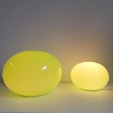 Set of large vintage table lamps by Ilu De Vetro