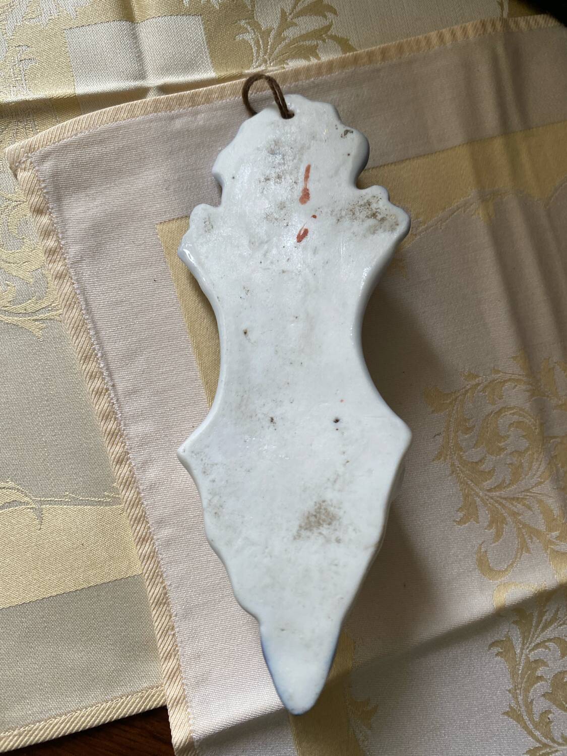 Paris porcelain stoup 19th century