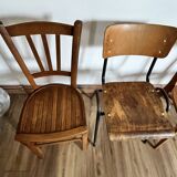 Set of 4 mismatched chairs