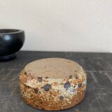 6 mini ceramic bowls, mother-of-pearl spoon