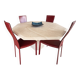 Table octogonale en travertin 130 cm Artelano état neuf