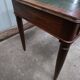 Vintage mahogany desk and leather top