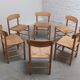 Ensemble précoce de 6 chaises de salle à manger 'J39' par Børge Mogensen pour FDB Møbler, 1947