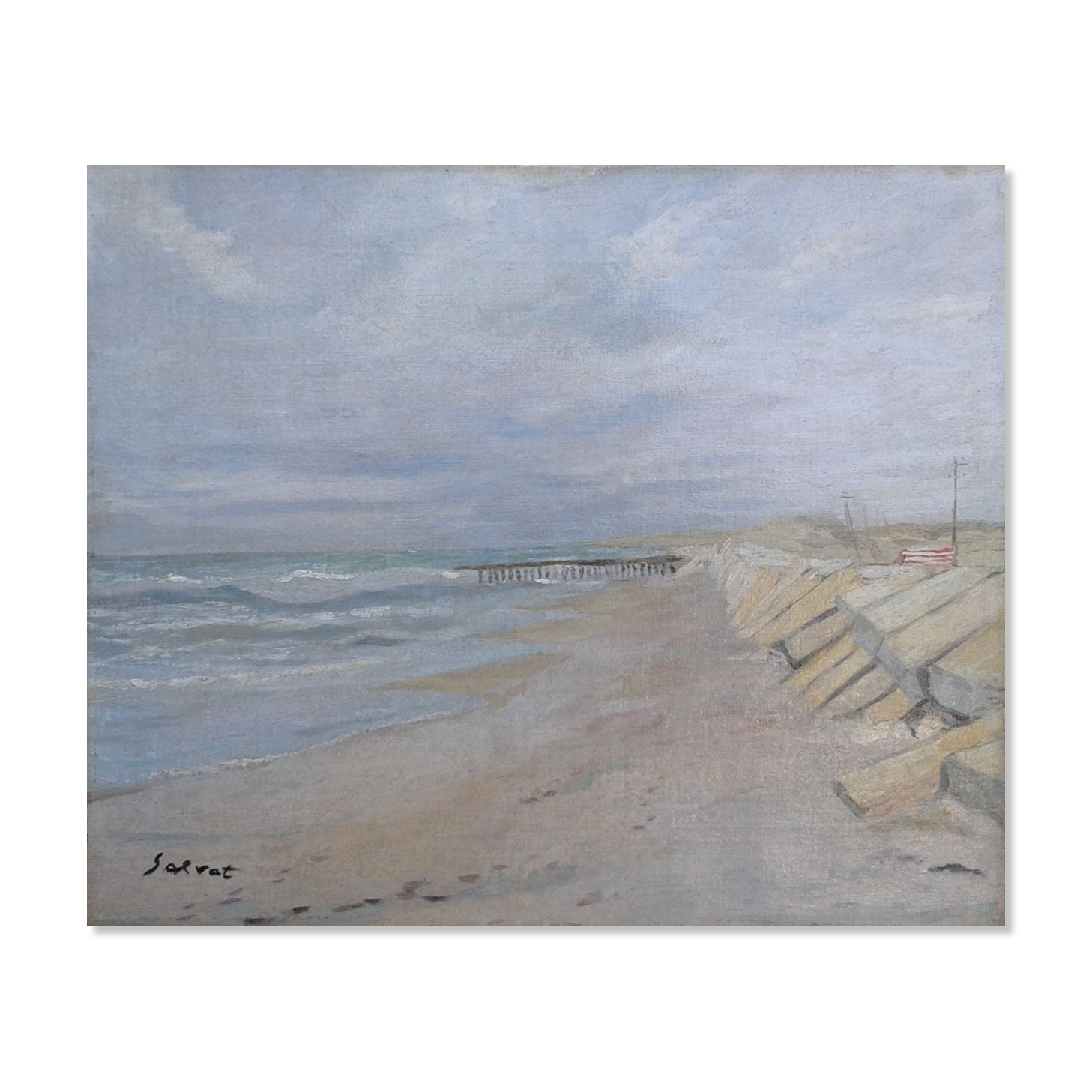 The beach - François Salvat