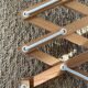 Extendable wall lamp in Scandinavian wood