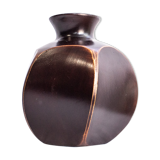 Midcentury teak vase