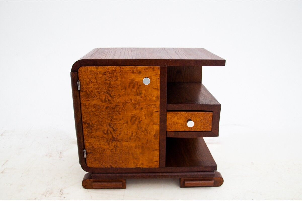 Art Deco bedside tables, Poland, 1940