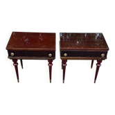 2 tables de chevet Mid-Century Modern style italien Gio Ponti Paolo Buffa