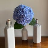 White bottle in glazed stoneware