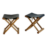 Pair of stools. France 80s