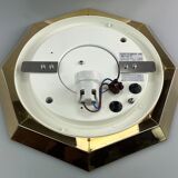 60s 70s Limburg Glashütte Plafoniere ceiling lamp glass space design lamp