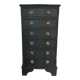 Vintage curved chest of drawers in a reinterpreted Louis XV style