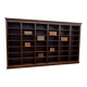 Large Classic English Open Bookcase