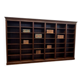 Large Classic English Open Bookcase