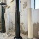 Set of 4 marble columns or pedestals.
