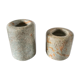 Atelier Olima, 2 stone candle holders from Gabon design 60s - 70s