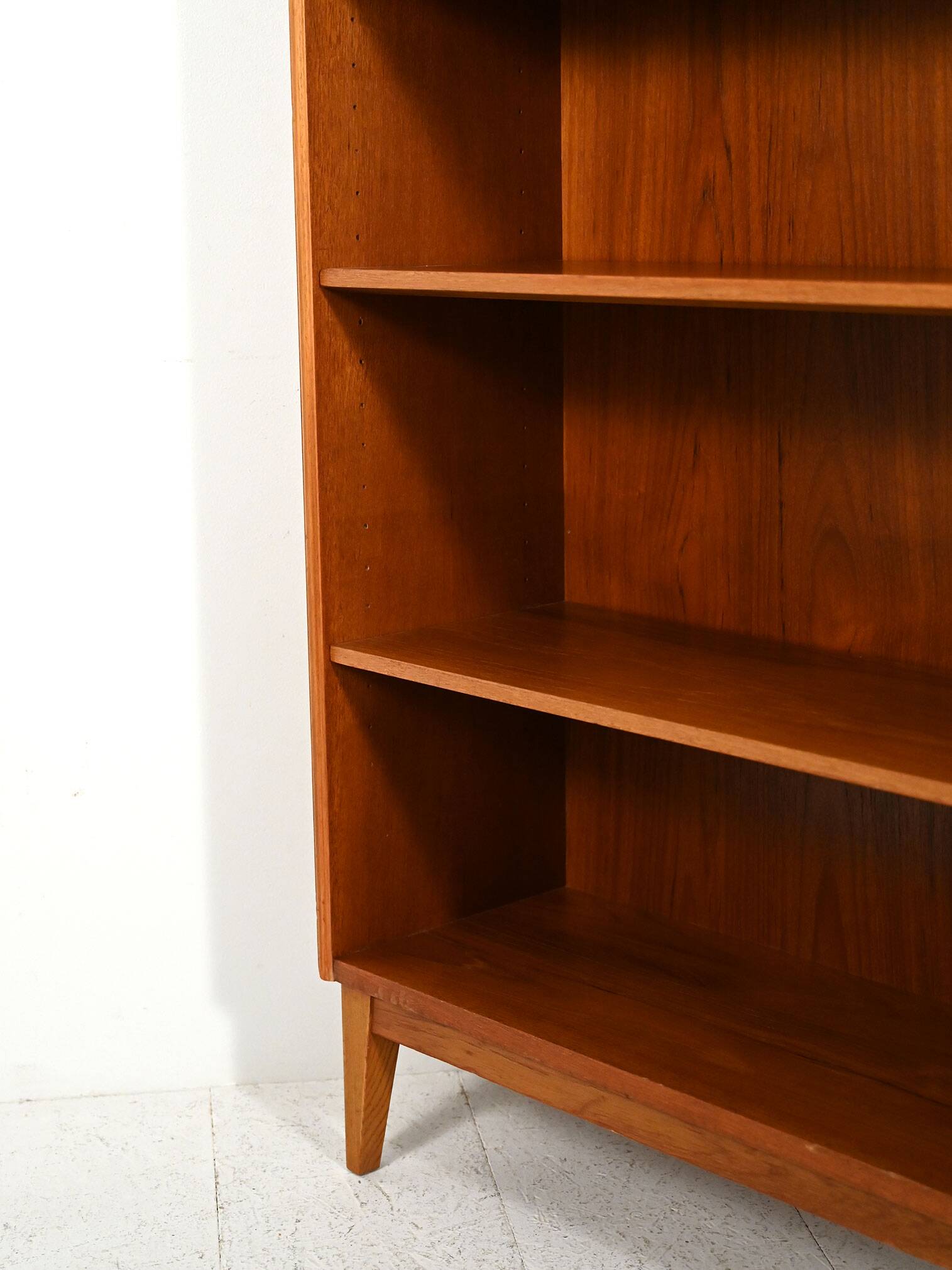 Scandinavian teak bookcase by Ferdinand Lundquist, 1960s