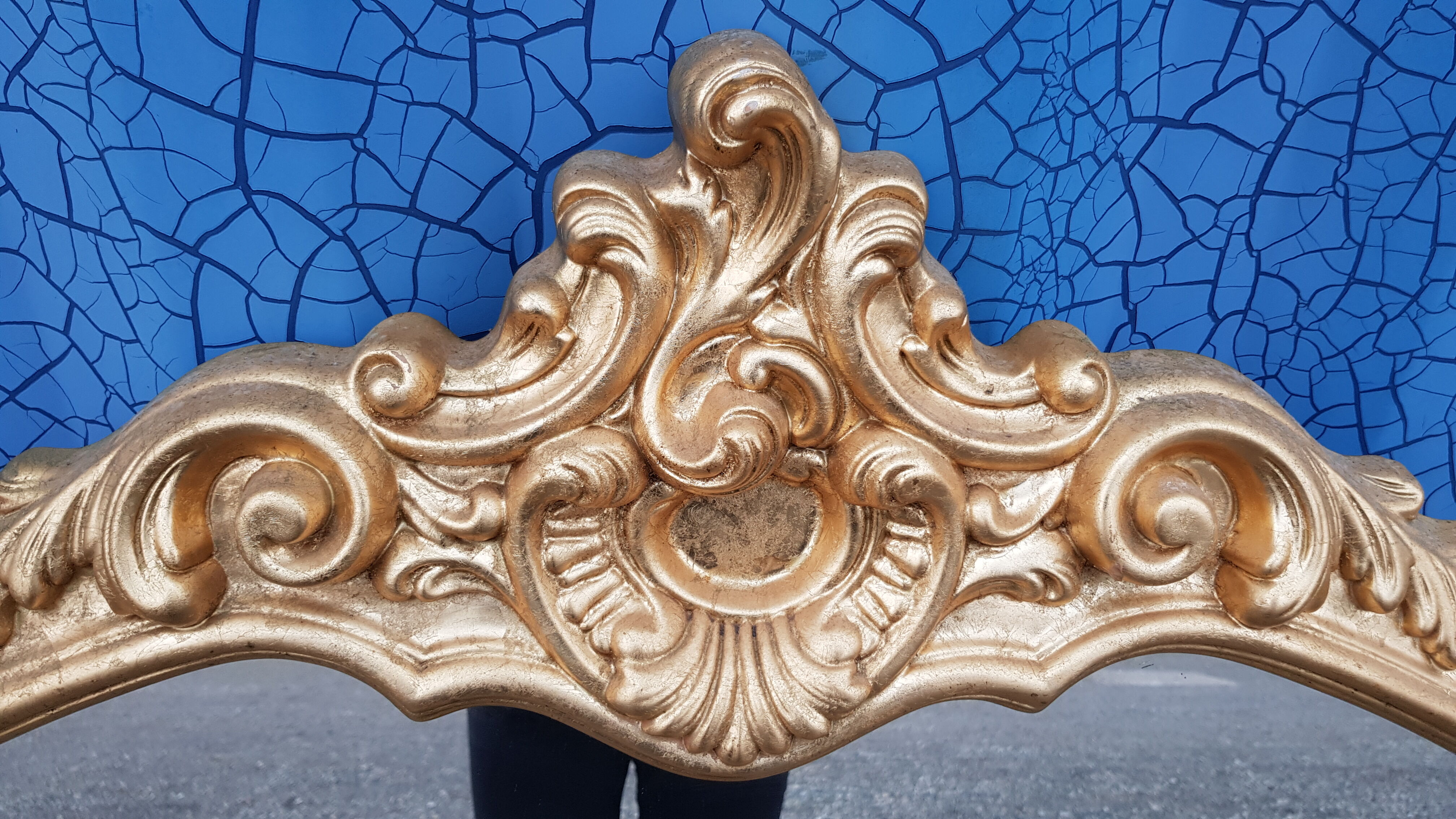 Baroque gilded mirror