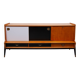 Oswald Vermaercke Sideboard with Black and White Sliding Doors, 1950s for V