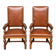 Pair of Renaissance armchairs. Carved solid oak. Holland. Late 19th century.