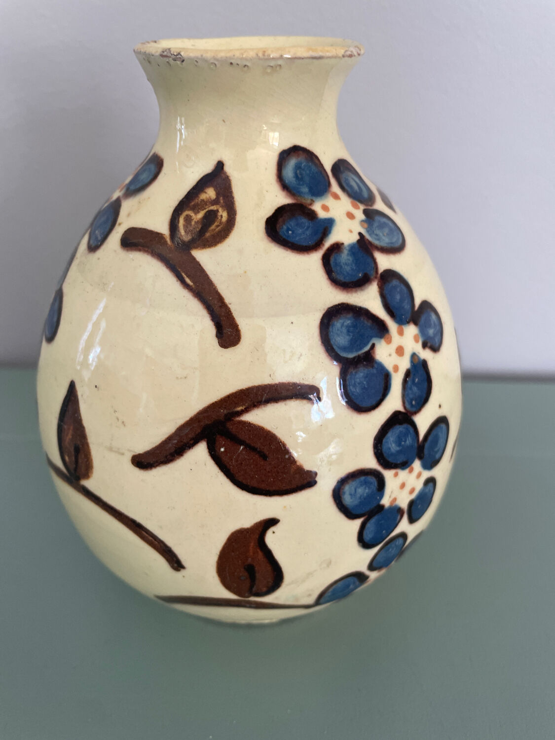 Vase Emile Simonod Savoyard pottery