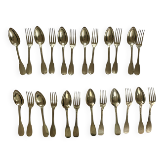 Couverts argent massif