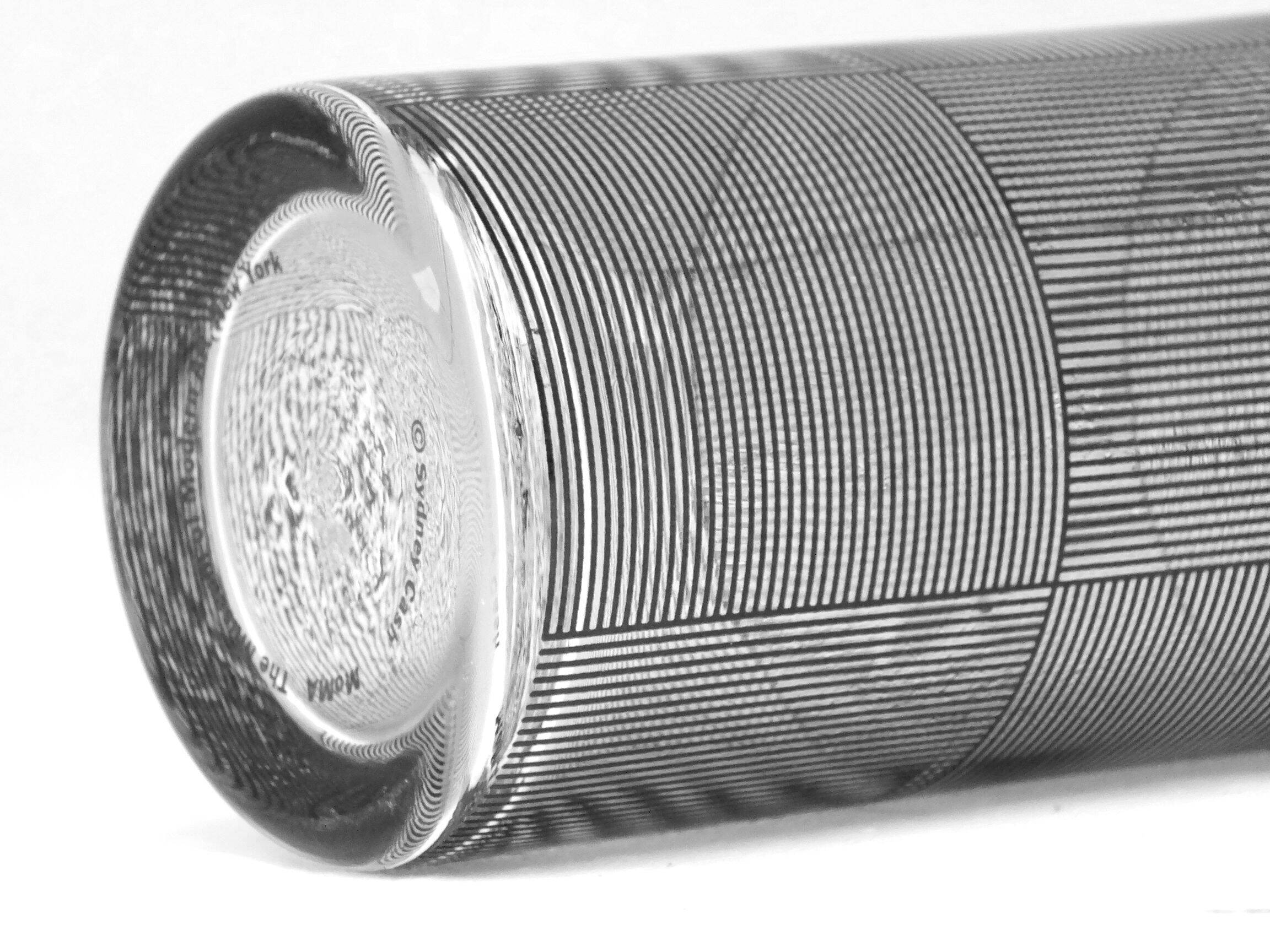 Vintage Vase • Kinetic Glass • Op Art • Sydney Cash • MoMA • 1995