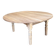Table basse ronde aerogommée