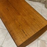 Large Scandinavian teak coffee table