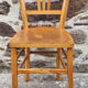 6 Luterma bistro chairs, blond wood, vintage, 50s