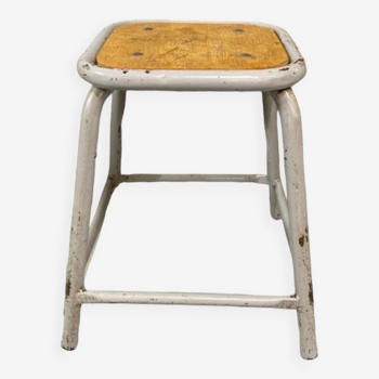 Vintage school or workshop stool
