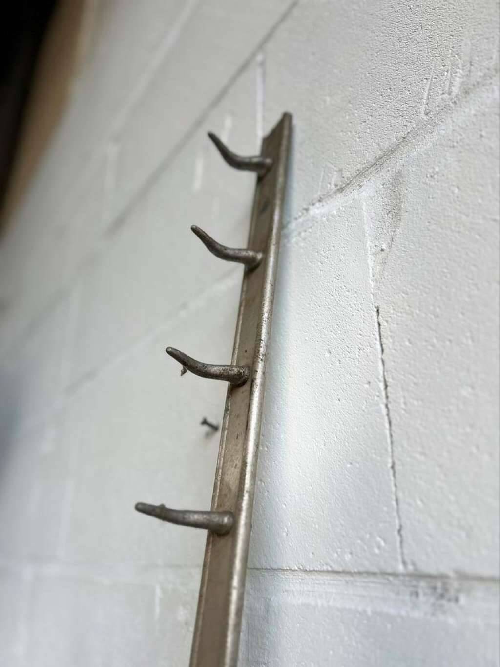 Vintage xl industrial coat rack